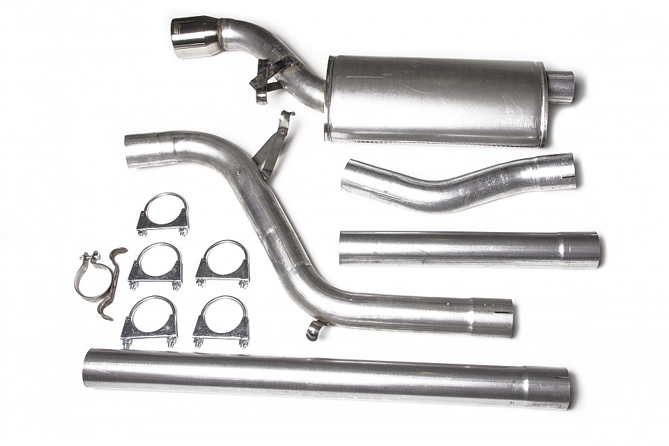 JT  3"/76mm Sport Exhaust Cat‑back with 1 silencer SAAB 9000 CS/E