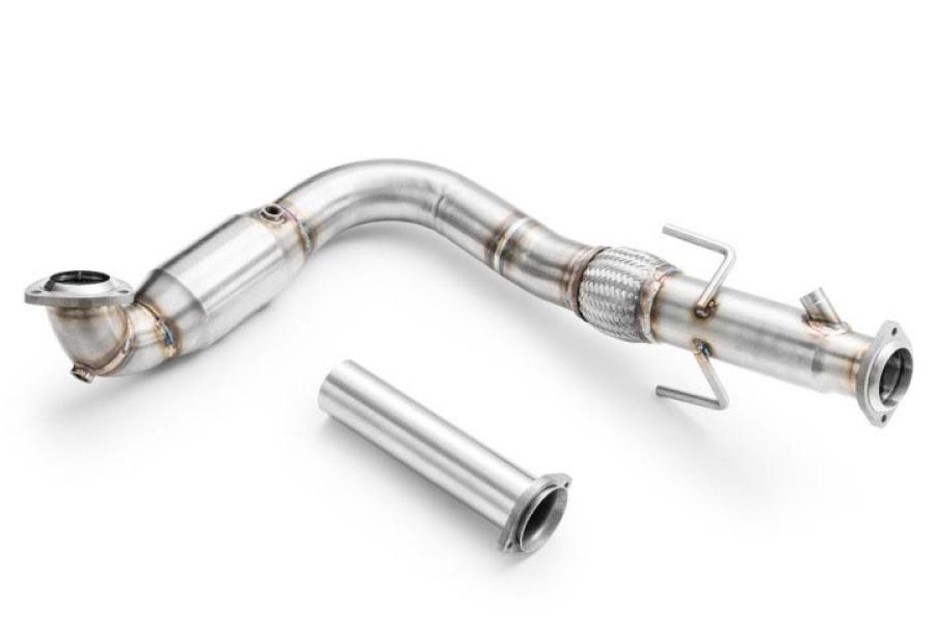 RM Motors 76mm Sport Exhaust Downpipe SAAB 9-3 2.0 B207 with 200cell Cat