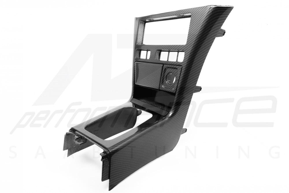 Carbon-Silver center console SAAB 900 9-3 1994-2002