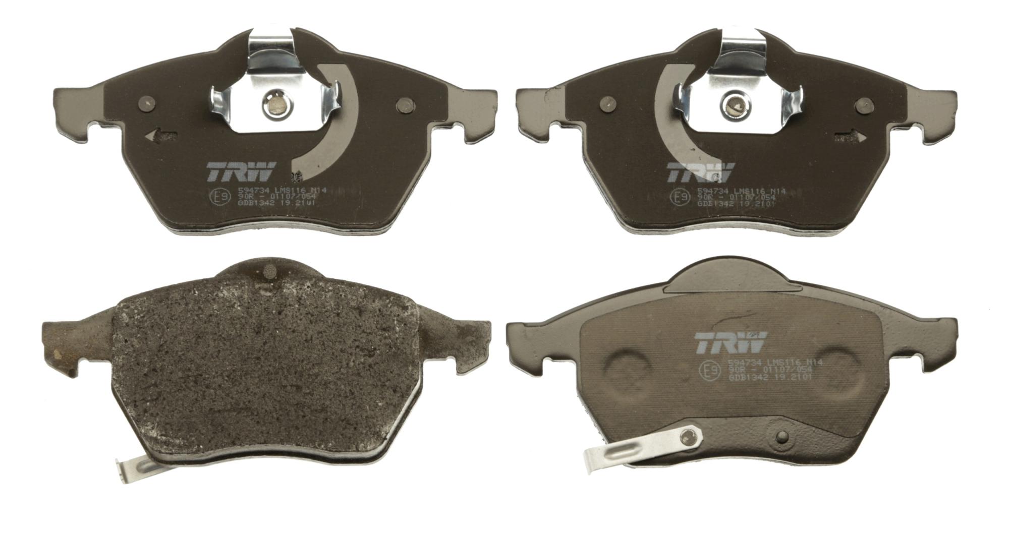 TRW GDB1567 front Brake Pad kit SAAB 9-3 II 314mm