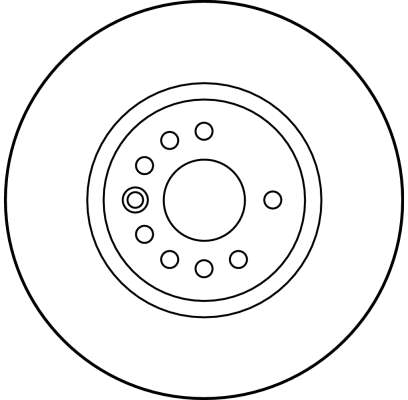 TRW 288mm front brake disc pair SAAB 900/9-3/9-5