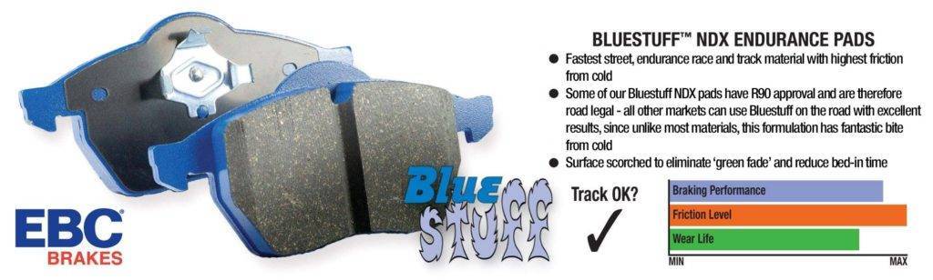 EBC Bluestuff front brake pads 900/9-3OG/9-5