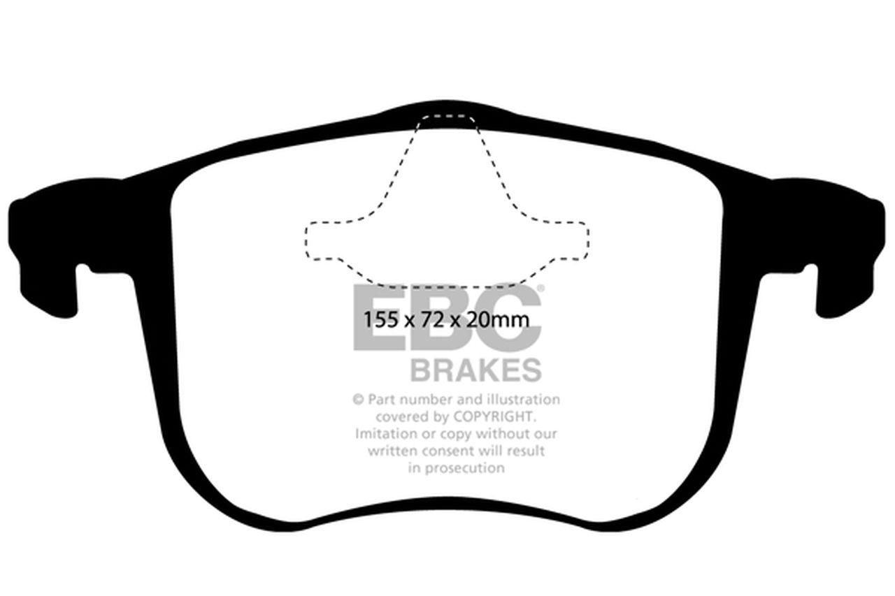 EBC Bluestuff front brake pads 900/9-3OG/9-5