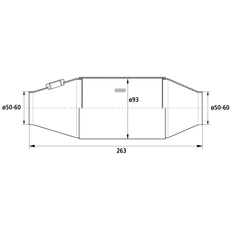 HJS Sportkatalizátor 0-1.6L FIA 90950056