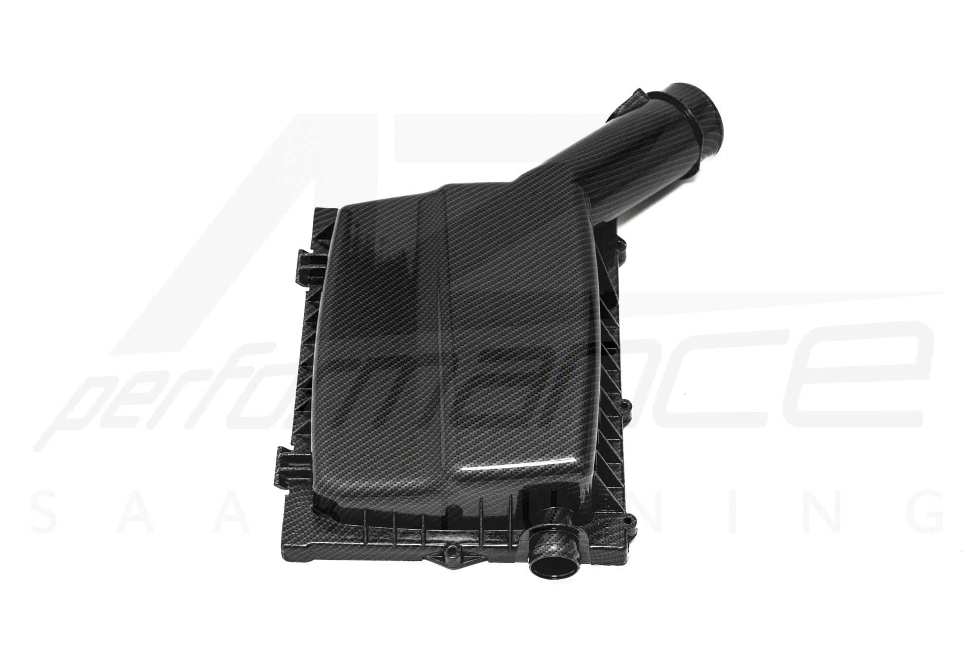 A-Zperformance Carbon-Silver Air filter Cover SAAB 9-3 1.8 2.0 B207 2003-2012