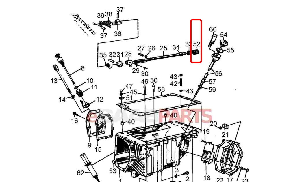 Rubber Boot for Shift Linkage Seal SAAB 900 Classic 1990-1993