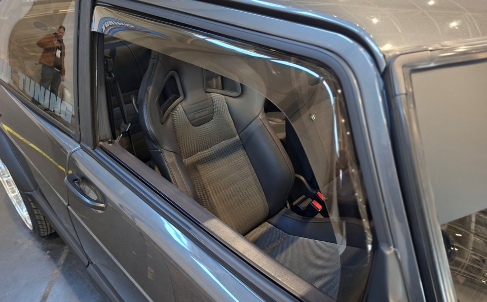 Dark Smoke Wind Deflectors for Front Side Windows SAAB 900 Classic 2-door