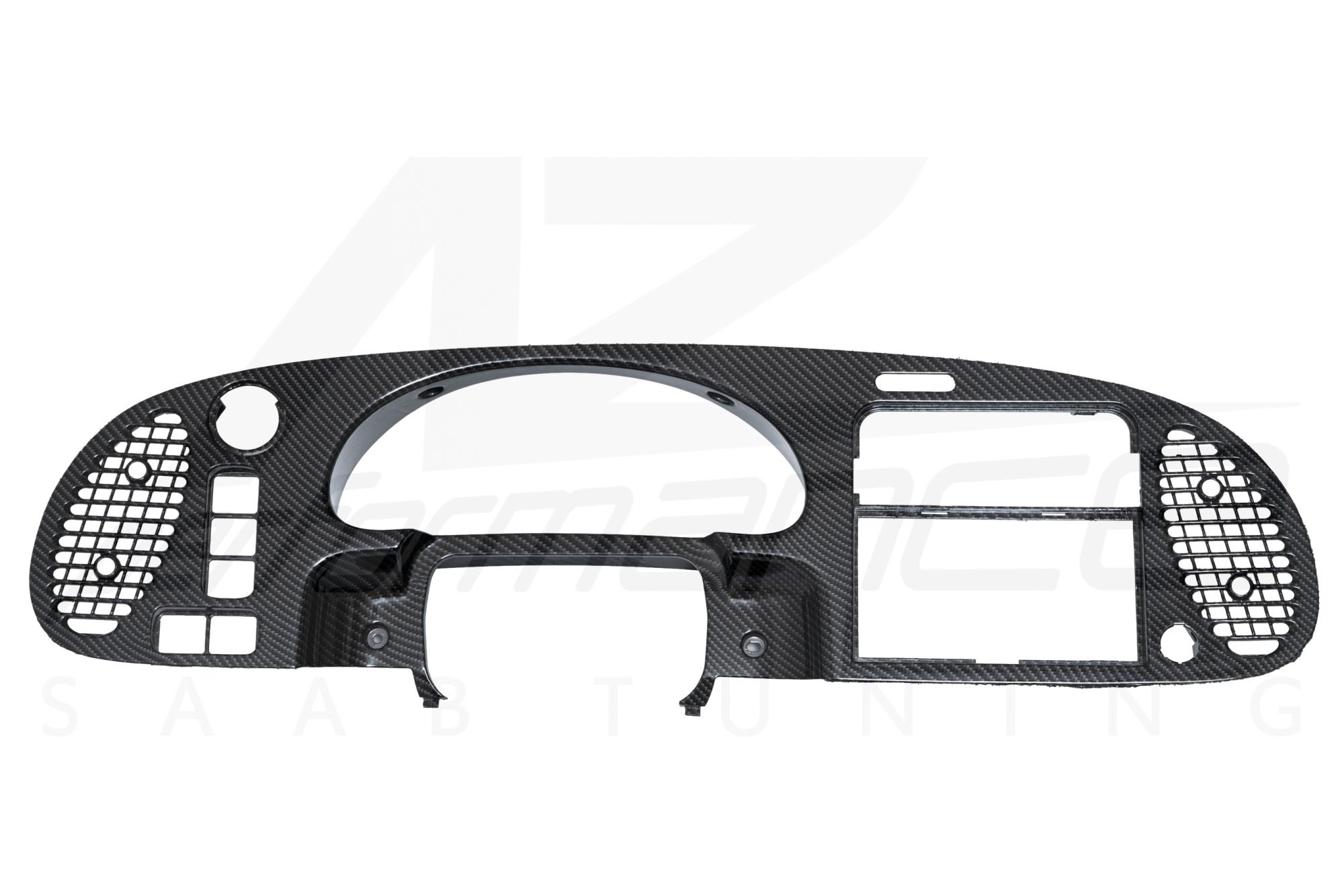 A-Zperformance karbon-ezüst műszerfal panel SAAB 900 9-3 1994-2002