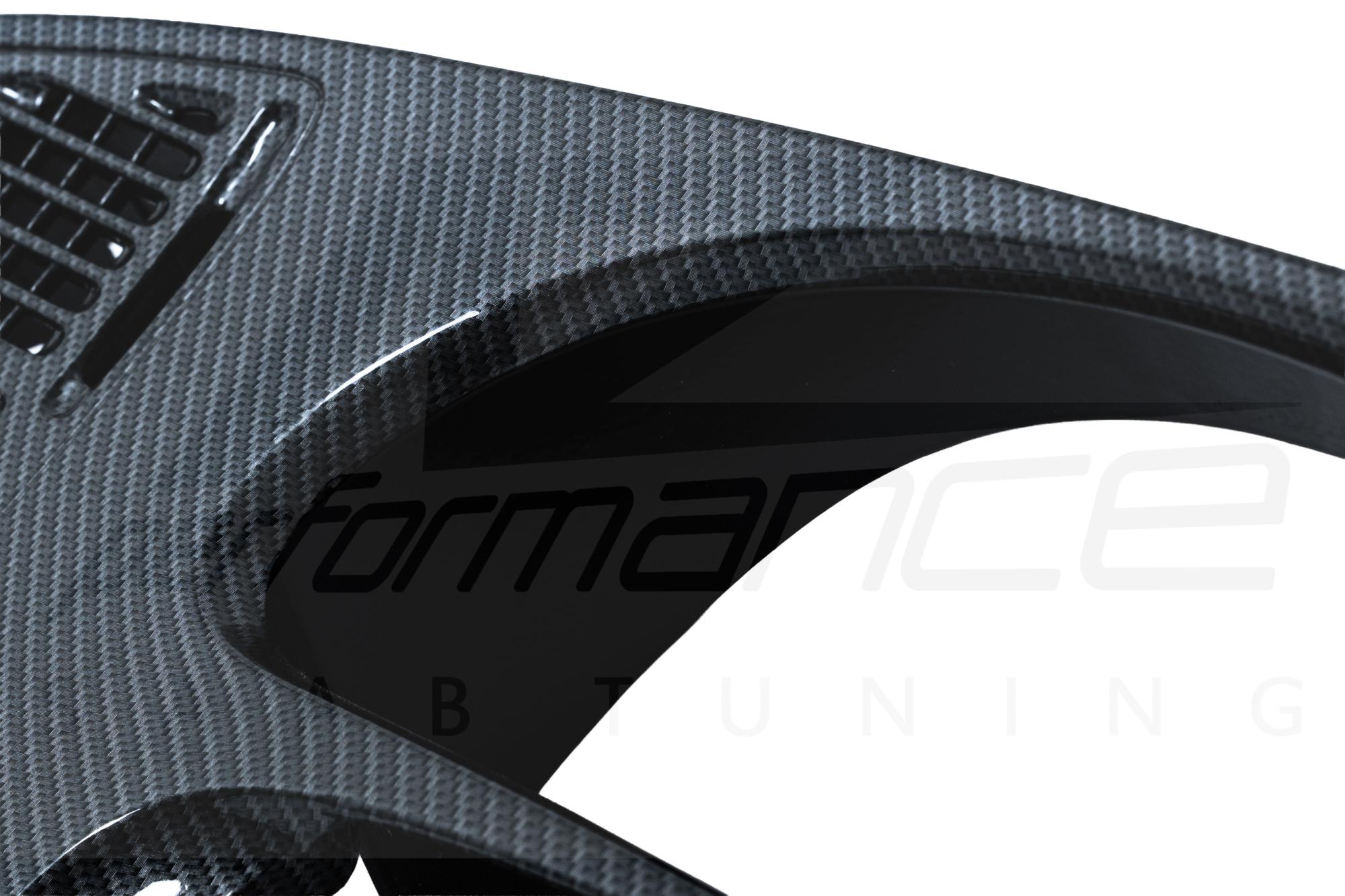 A-Zperformance Shiny Carbon-Silver Dash Surround kit SAAB 9-5 2006-2010 LHD