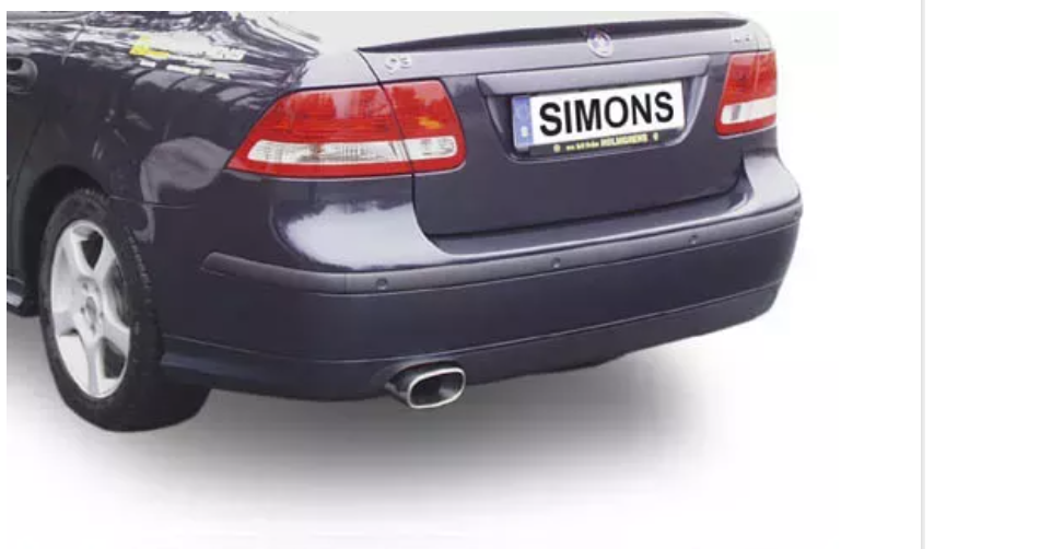 Simons 76mm Cat Back Stainless Steel Sport Exhaust SAAB 9-3 1.8T 2.0T Aero 2004-2012 58 L