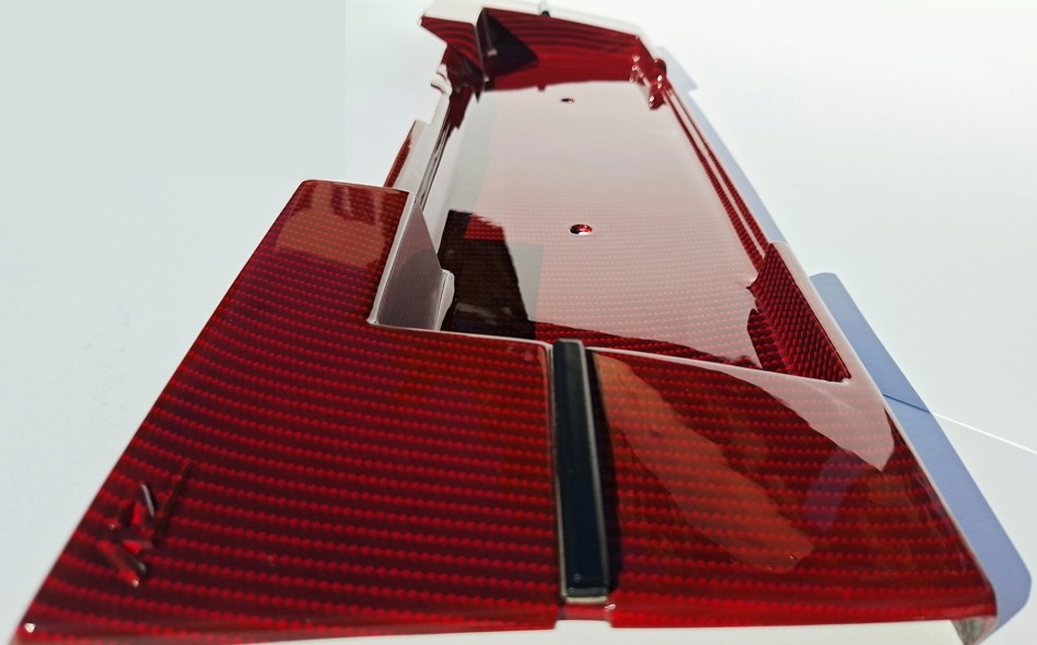 A-Zperformance Carbon-Red Rear Decor Panel SAAB 900 Classic 3- and 5-door hatchback