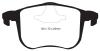 EBC 314mm Ultimax Front Brake Pads SAAB 9-3 2003-2011 EBC 314mm Ultimax Front Brake Pads SAAB 9-3 2003-2011