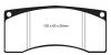 EBC 321mm Ultimax Front Brake Pads SAAB 9-5II 2010-2011 EBC 321mm Ultimax Front Brake Pads SAAB 9-5II 2010-2011