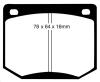 EBC 280mm Ultimax front brake pads for SAAB 900 Classic 1979-1987 EBC 280mm Ultimax front brake pads for SAAB 900 Classic 1979-1987