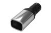 Terragonal Round Stainless Steel Exhaust Tailpipe 70/90mm 63,5 Terragonal Round Stainless Steel Exhaust Tailpipe 70/90mm 63,5