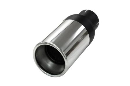Round stainless steel tailpipe 114 mm 76
