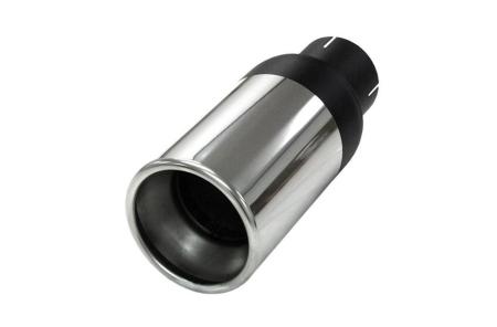 Round Stainless Steel Exhaust Tailpipe 114mm 76 Round Stainless Steel Exhaust Tailpipe 114mm 76