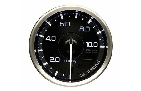 DEFI ADVANCE A1 60mm Oil Pressure Gauge 0-10 Bar DEFI ADVANCE A1 60mm Oil Pressure Gauge 0-10 Bar