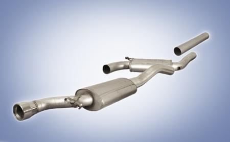 JT 3"/76mm Sport Exhaust Cat‑back without Cat with 2 Silencers SAAB 9000 CS/E