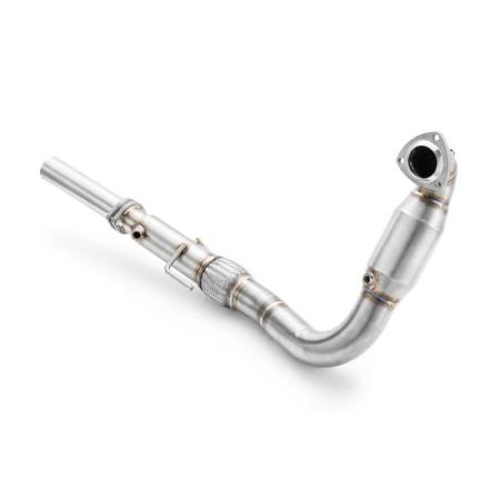 RM Motors 76mm Sport Exhaust Downpipe SAAB 9-3 2.0 B207 with EU3 100-cell Cat