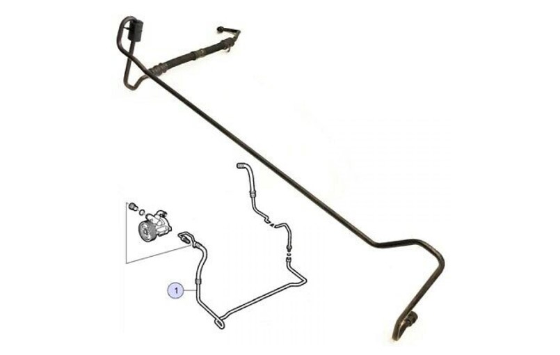 AZperformance Hydraulic Power Steering Hose SAAB 93 Viggen